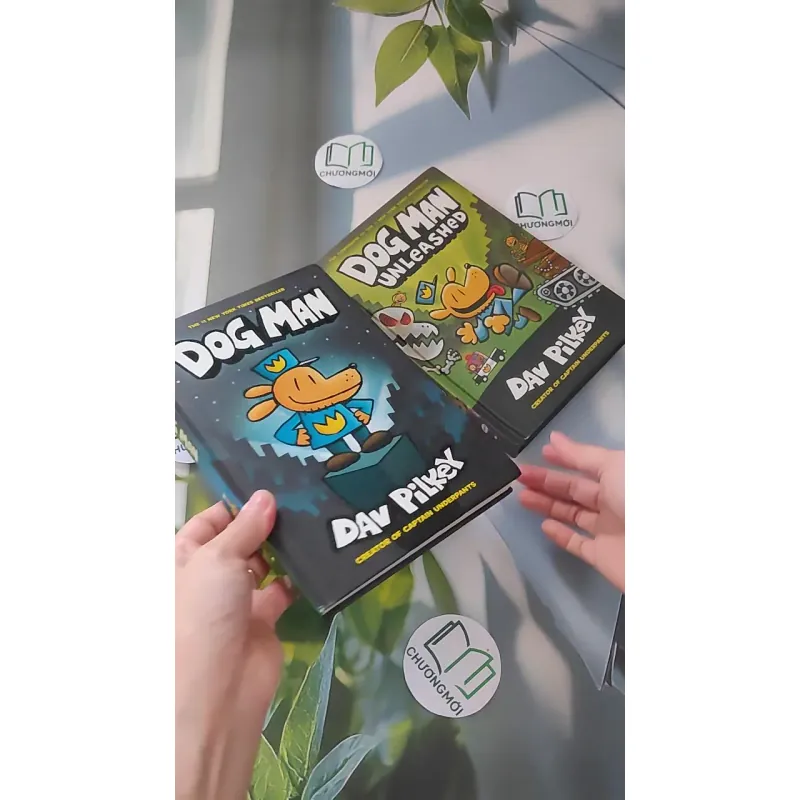[MIỄN PHÍ BỌC SÁCH] Dog Man - Tập 1,2 - Dav Pilkey 990094