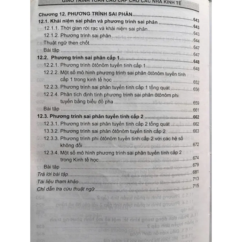 GIÁO TRÌNH TOÁN CAO CẤP CHO CÁC NHÀ KINH TẾ 759932