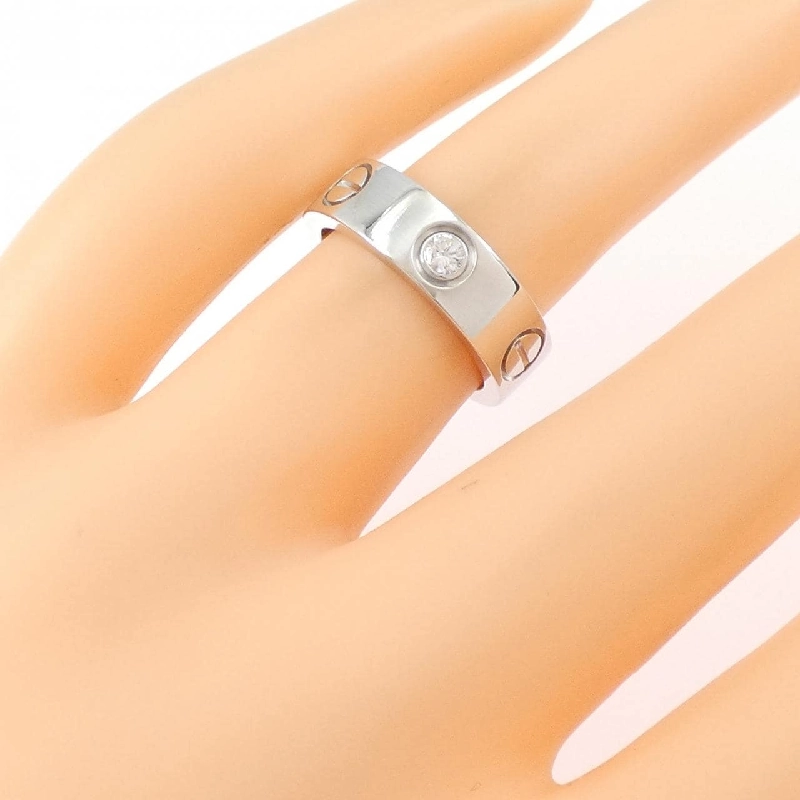 Nhẫn Cartier Love Half Diamond - Hàng hiệu Authentic 835681