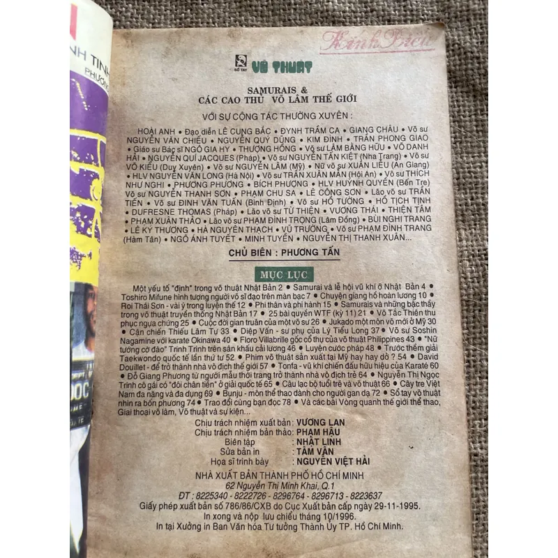 Võ thuật- Samurai, võ sĩ đạo, võ Tắc Thiên  681243