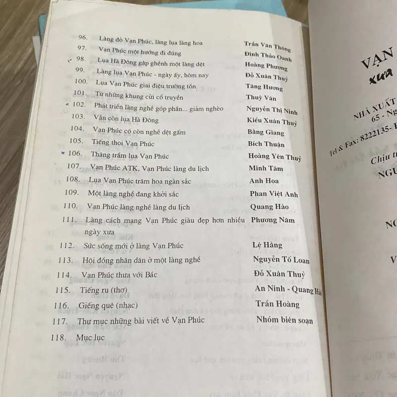 VẠN PHÚC, XƯA VÀ NAY  (XB 2001) 575543