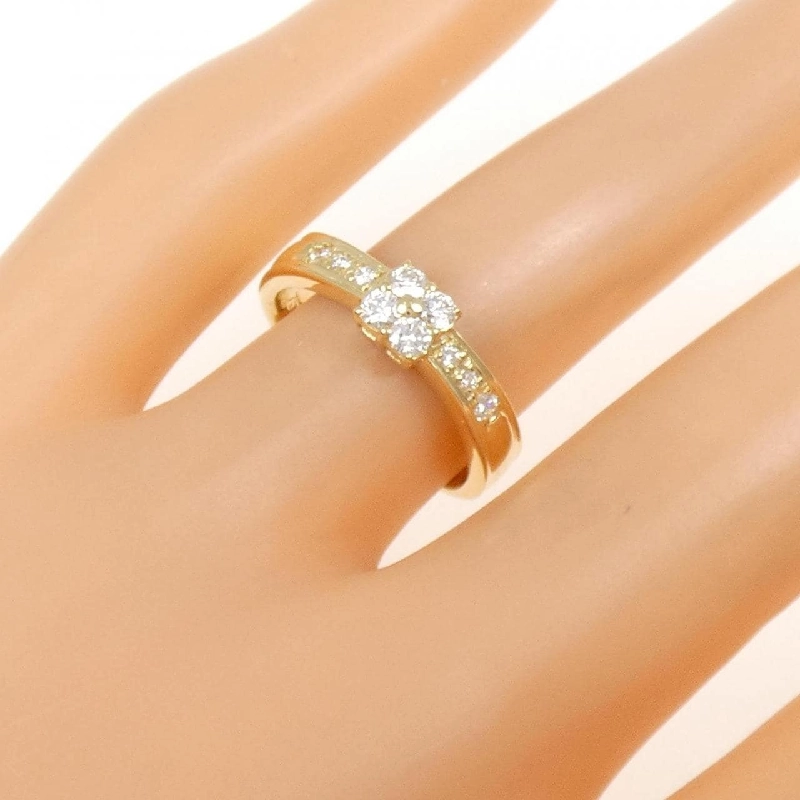 Nhẫn kim cương 750YG 0.25CT 670573