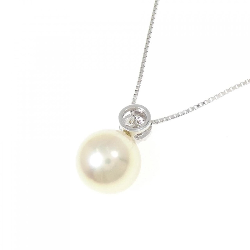 K18WG Chuỗi ngọc trai Akoya 9.3mm - Hàng hiệu Chính hãng 860854