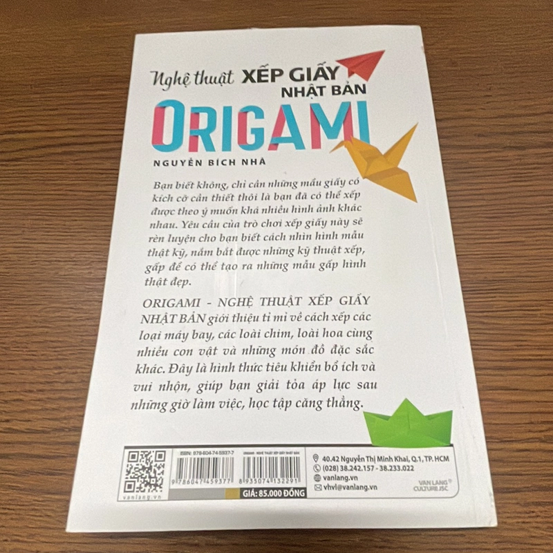 Origami Nghệ thuật xếp giấy Nhật Bản Nguyễn Bích Nhã 358035