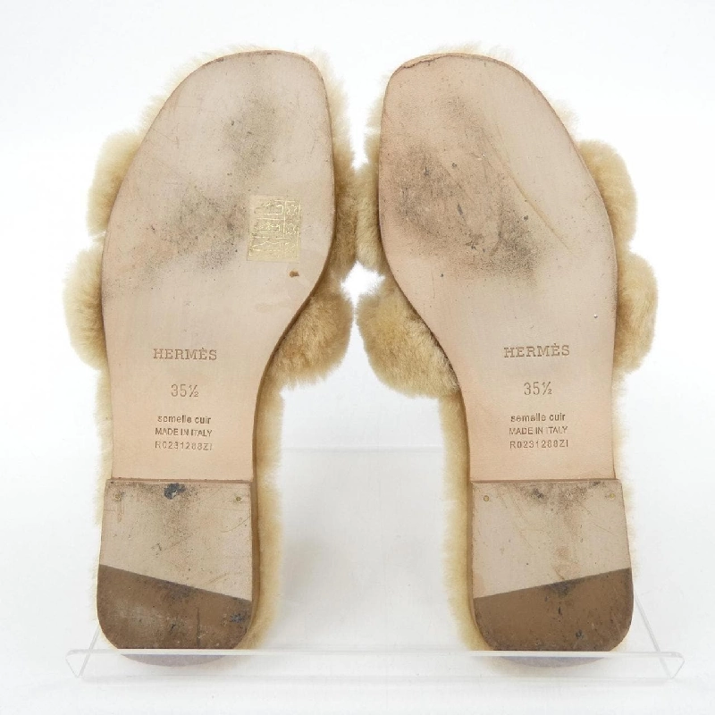 Giày sandal HERMES Oran Shearing 231288Z - Hàng hiệu Chính hãng 827949