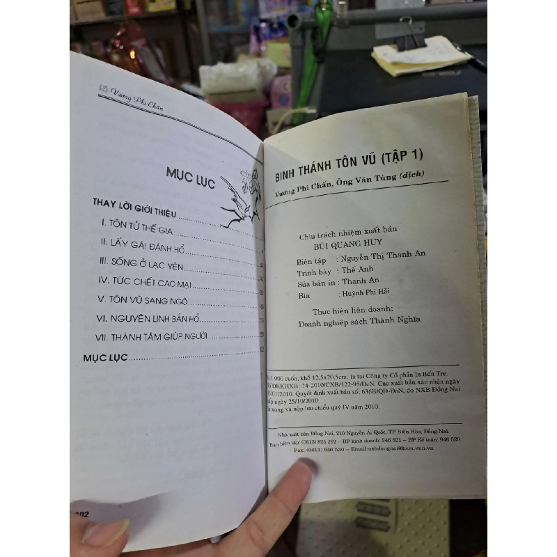 Binh thánh tôn vụ (tập1, 2) - Vương Phi Chấn VĂN HỌC VAVO0910 920452