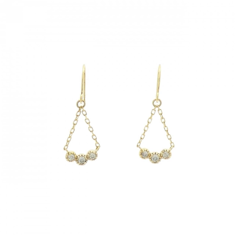 K10YG Bông tai kim cương - Hàng hiệu Chính hãng 870135