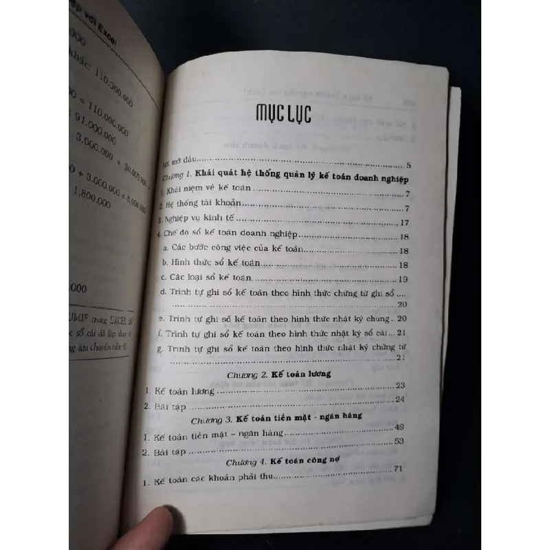 Kế toán doanh nghiệp với excel - 2002 mới 80% ố - KINH TẾ - TÀI CHÍNH - CHỨNG KHOÁN - HCM0111 630057