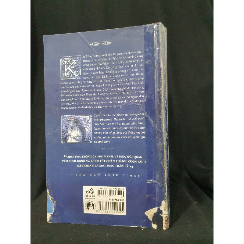 KHU VƯỜN BÍ MẬT MỚI 50% BỊ DÁNH VÀI TRANG CUỐI HSTB.HCM205 FRANCES HODGSON BURNETT SÁCH VĂN HỌC 364743