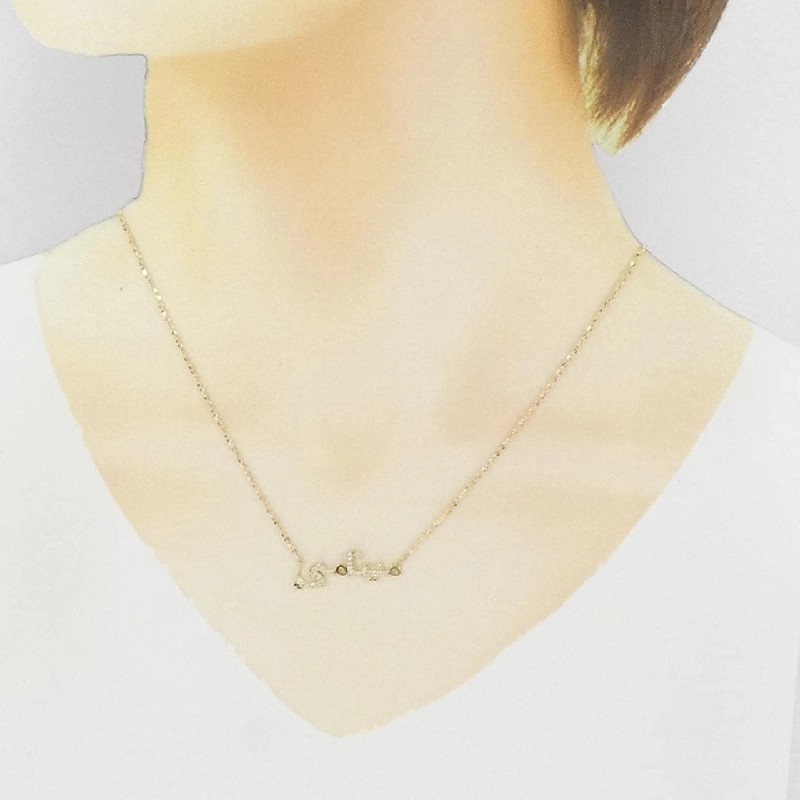 K18YG Dây chuyền kim cương 0.14CT - Hàng hiệu Chính hãng 861514