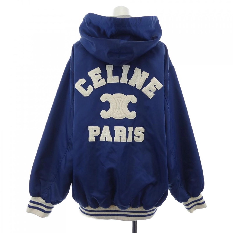 Áo khoác teddy có mũ CELINE CELINE PARIS 2W17B227R thời kỳ Eddie - Hàng hiệu Authentic 822696