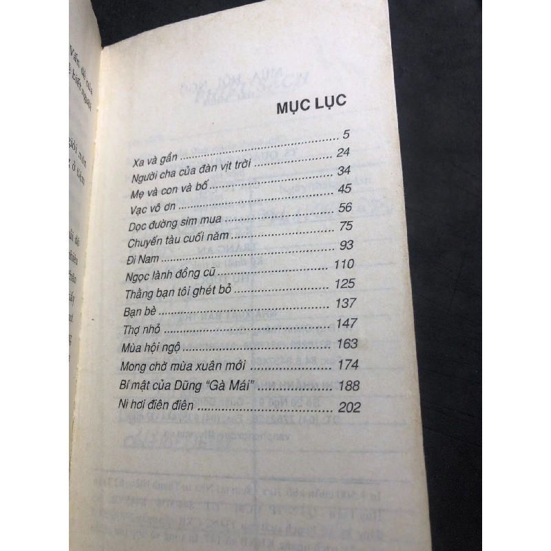 Mùa hội ngộ 2004 mới 70% ố bẩn nhẹ Hải Miên HPB0906 SÁCH VĂN HỌC 915357