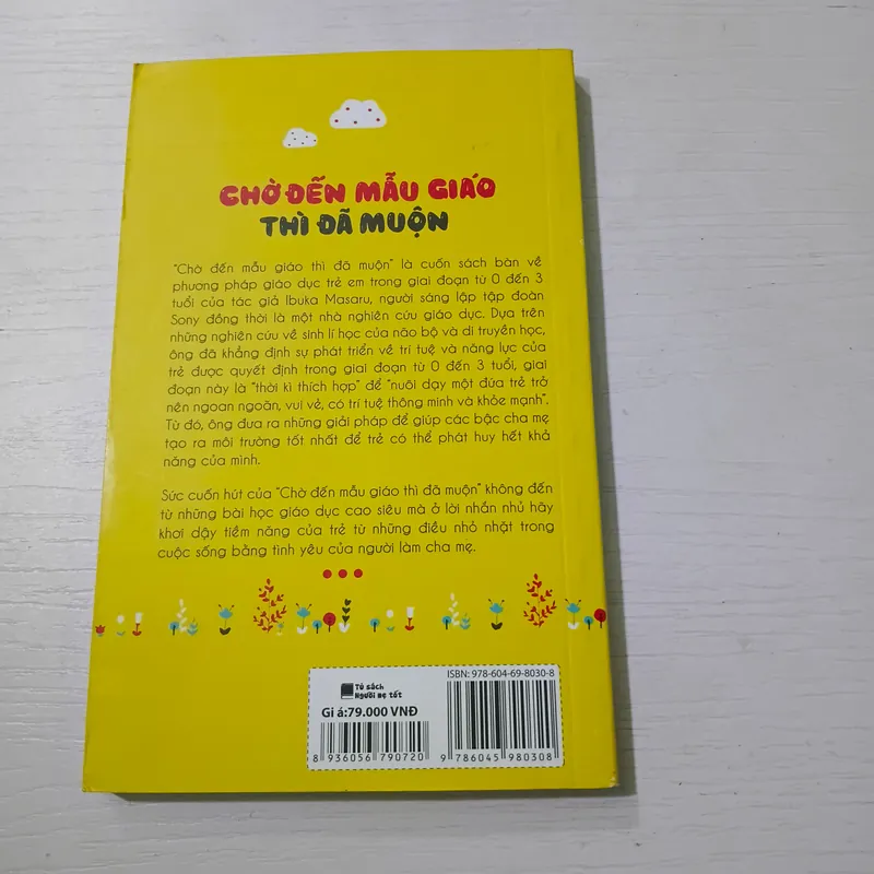 Sách Chờ đến mẫu giáo thì đã muộn 731736