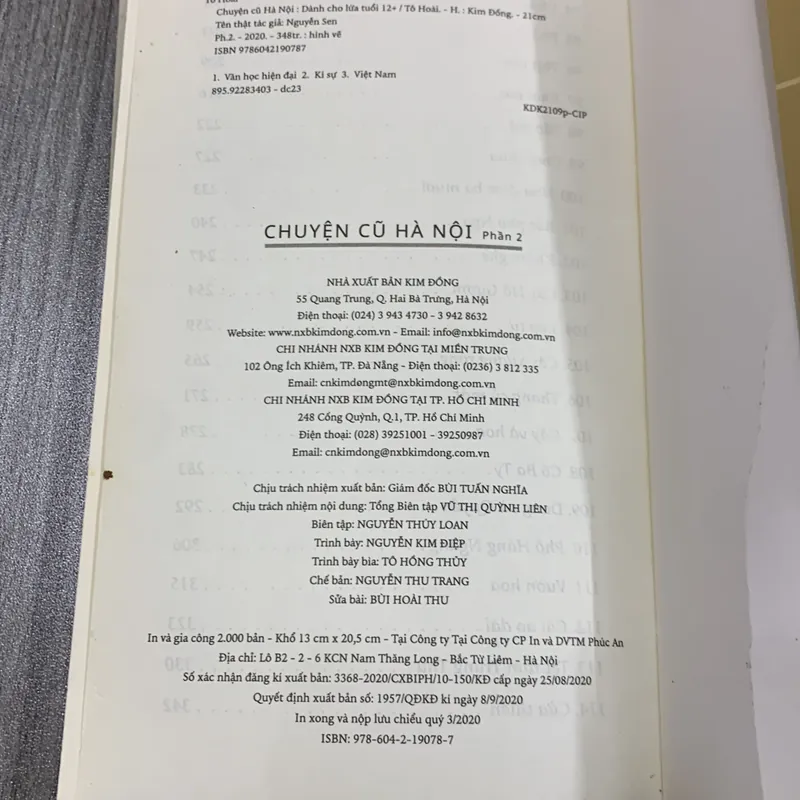 Chuyện cũ hà nội - tô hoài. Bộ 2 tập. 6a3 733416