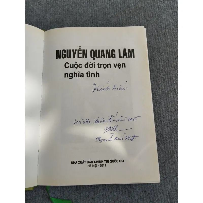 NGUYỄN QUANG LÂM: CUỘC ĐỜI TRỌN VẸN NGHĨA TÌNH 570692