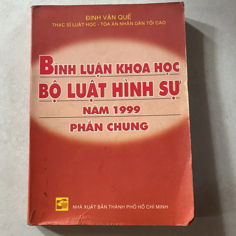 Bình luận khoa học Bộ luật hình sự năm 1999 727418