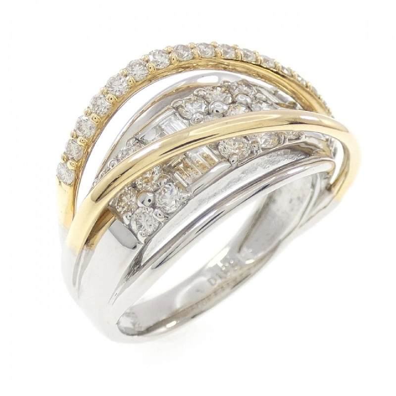 【Sản phẩm mới】Nhẫn kim cương PT900/K18YG 1.00CT 668187