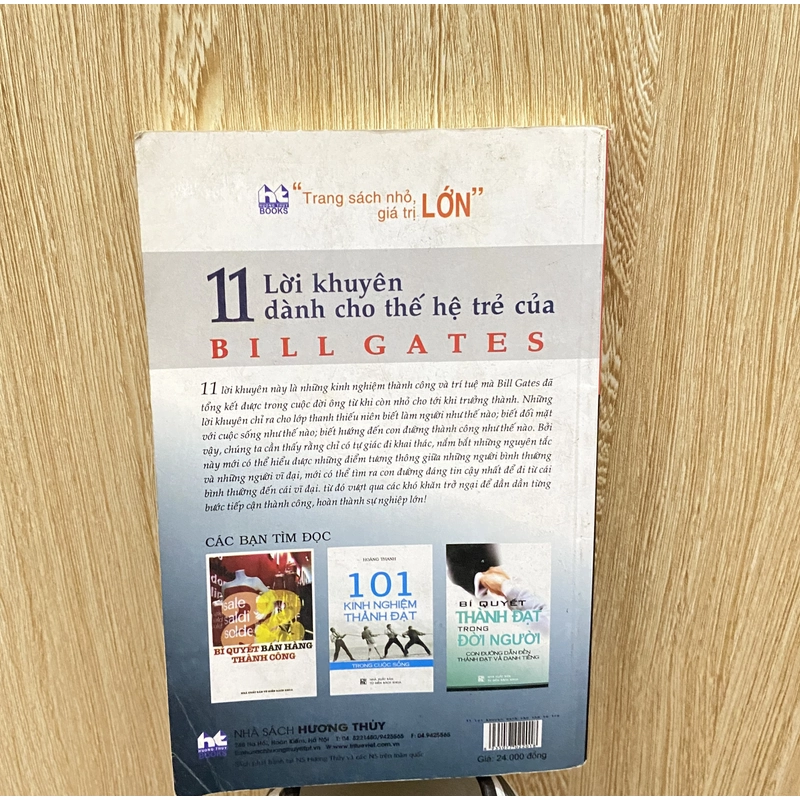 11 lời khuyên dành cho thế hệ trẻ của Bill Gates - Nguyễn Gia Linh* TẶNG QUÀ 0Đ 313060