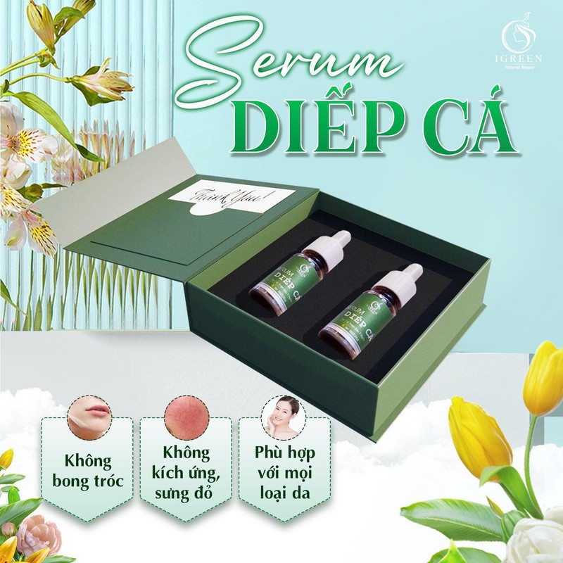 Serum diếp cá IGREEN dành cho da mụn (mẫu mới) 8231