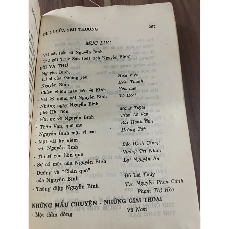 NGUYỄN BÍNH THI SĨ CỦA YÊU THƯƠNG  689823