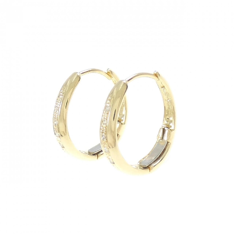 K18YG Bông tai kim cương 0.04CT - Hàng hiệu Chính hãng 870420