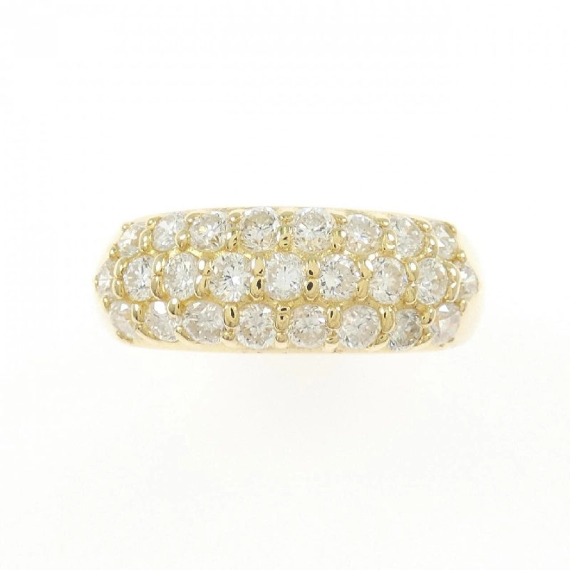 Nhẫn kim cương Pavé K18YG 0.80CT 670562