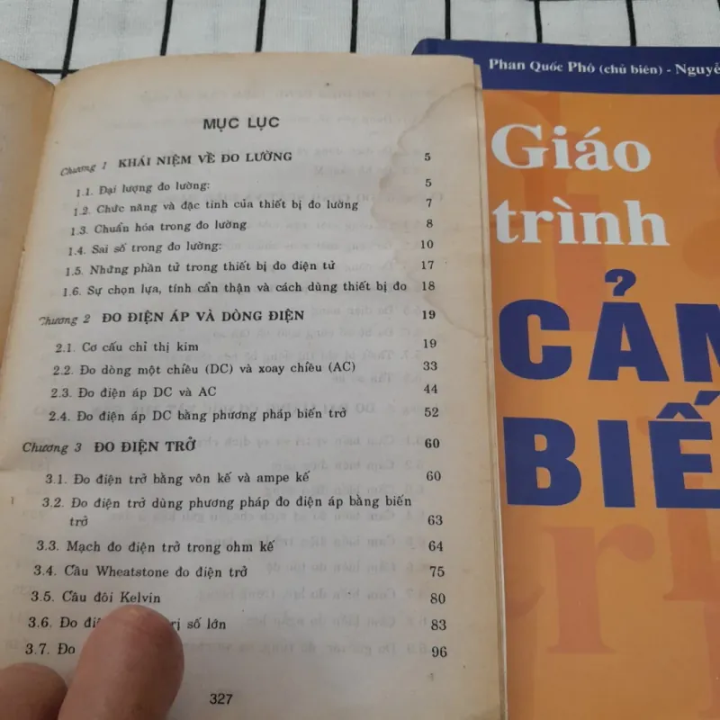 2 Giáo trình Kỹ Thuật ĐO & CẢM BIẾN. Chủ biên Nguyễn Ngọc Tân & Phan Quốc Phô 590190