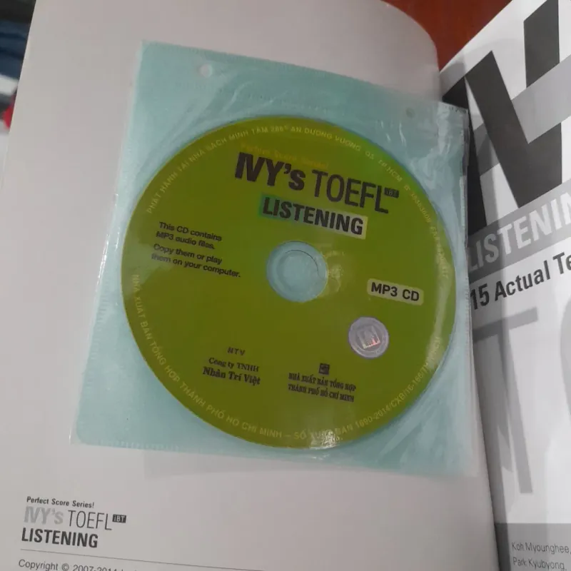 MY's TOEFL - LISTENING (kèm CD) 1022950