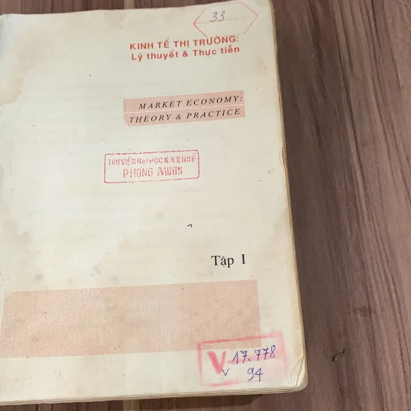 KINH TẾ THỊ TRƯỜNG: Lý thuyết & Thực tiến,  675400