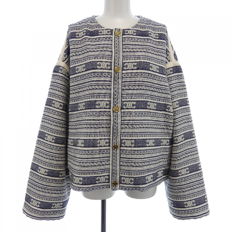Áo khoác cardigan Baha CELINE RV0NW0028 không cổ 632809