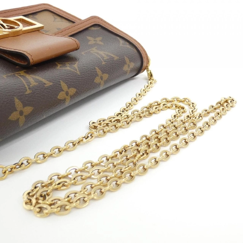 Ví Louis Vuitton Monogram Porte-Feuille Dauphine M68746 Chain Wallet 622635