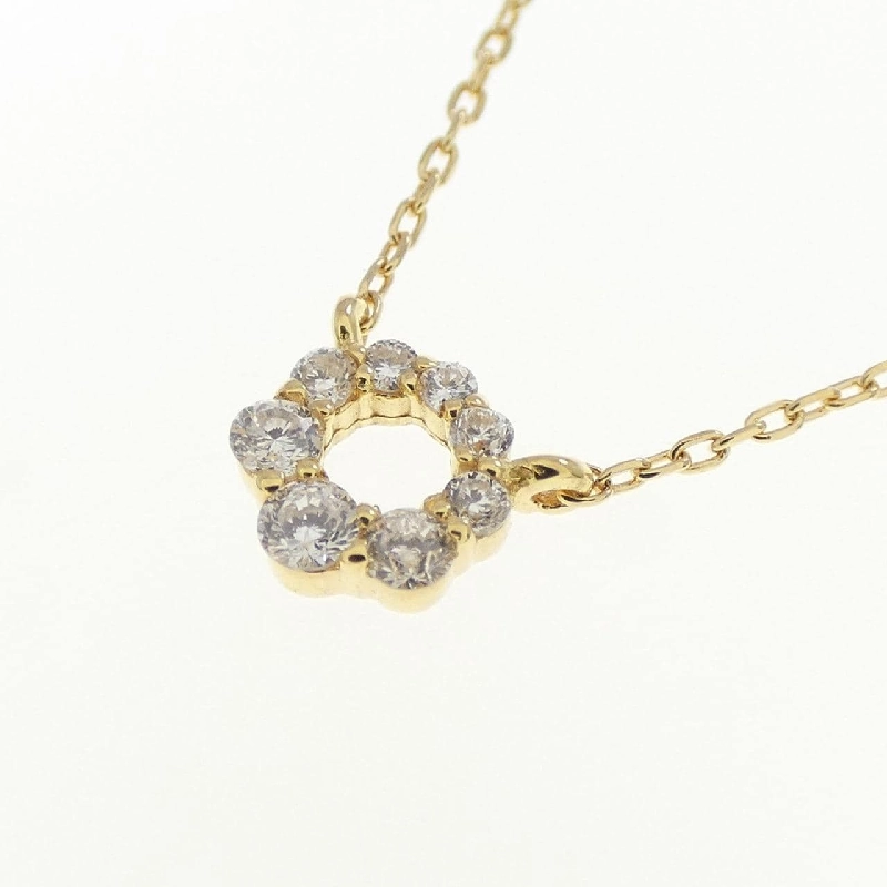 Dây chuyền kim cương K18YG 0.07CT - Hàng hiệu Chính hãng 857719