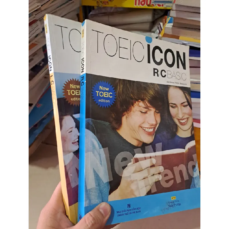 [Sách Cũ SCGR] Toeic Icon bộ 2 cuốn RC + LC basic mới 80% có viết hightlight HCM0808 HỌC NGOẠI NGỮ 676810