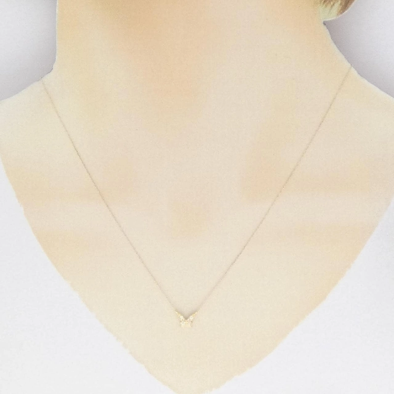 K18YG Bướm Kim Cương Dây Chuyền 0.05CT - Hàng hiệu Chính hãng 863734