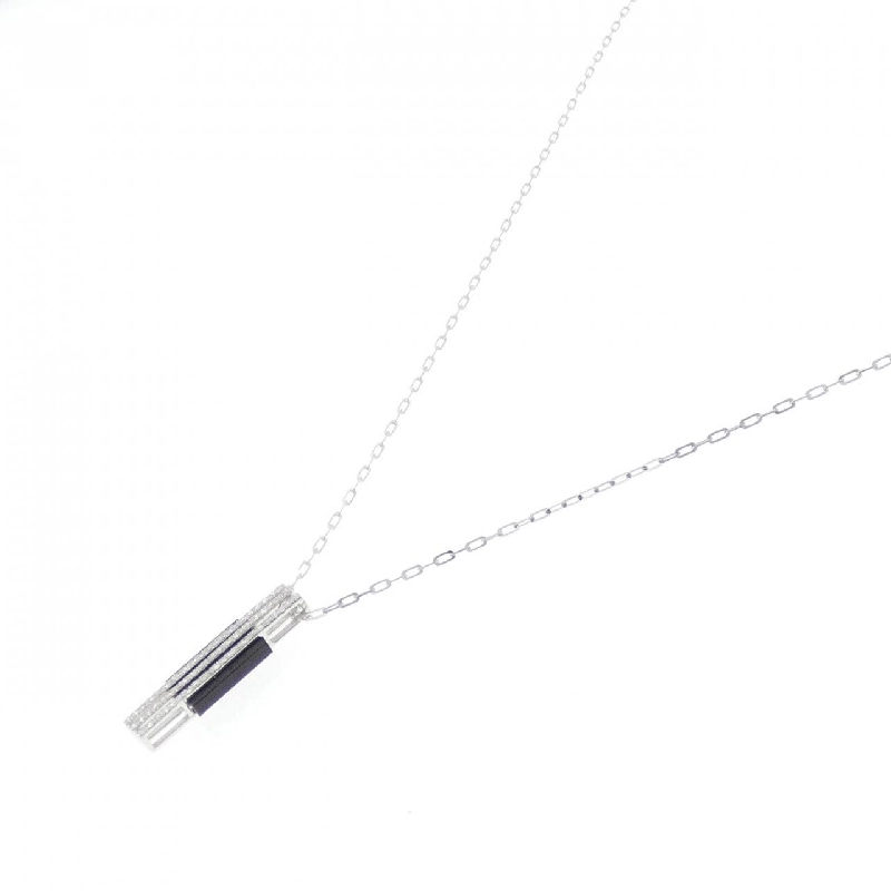 K18WG/750WG Mặt dây chuyền Onyx - Hàng hiệu Chính hãng 860510