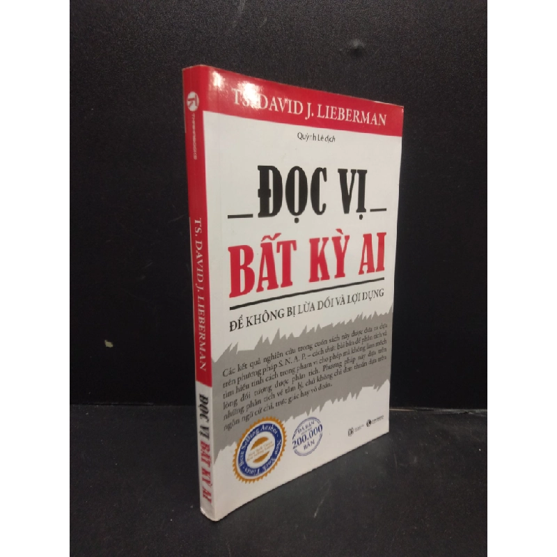 Đọc vị bất kỳ ai để không bị lừa dối và lợi dụng năm 2023 mới 80% bẩn nhẹ tróc gáy có viết ít HCM0103 74369