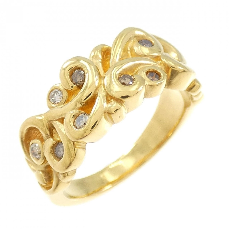 K24YG Nhẫn Kim Cương - Hàng hiệu Chính hãng 853300