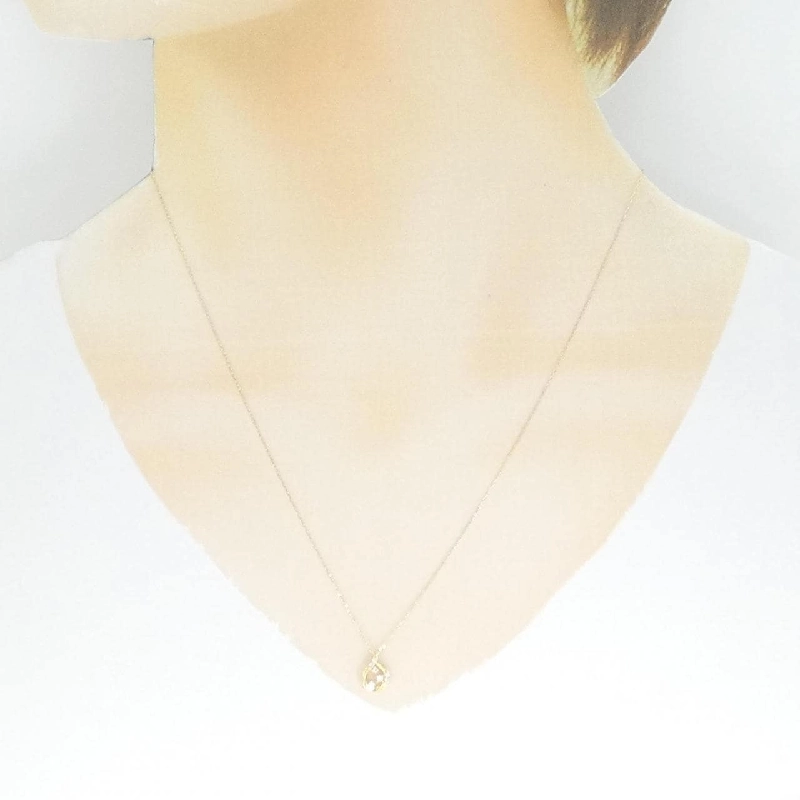 K18YG Dây chuyền kim cương 0.06CT - Hàng hiệu Chính hãng 865225