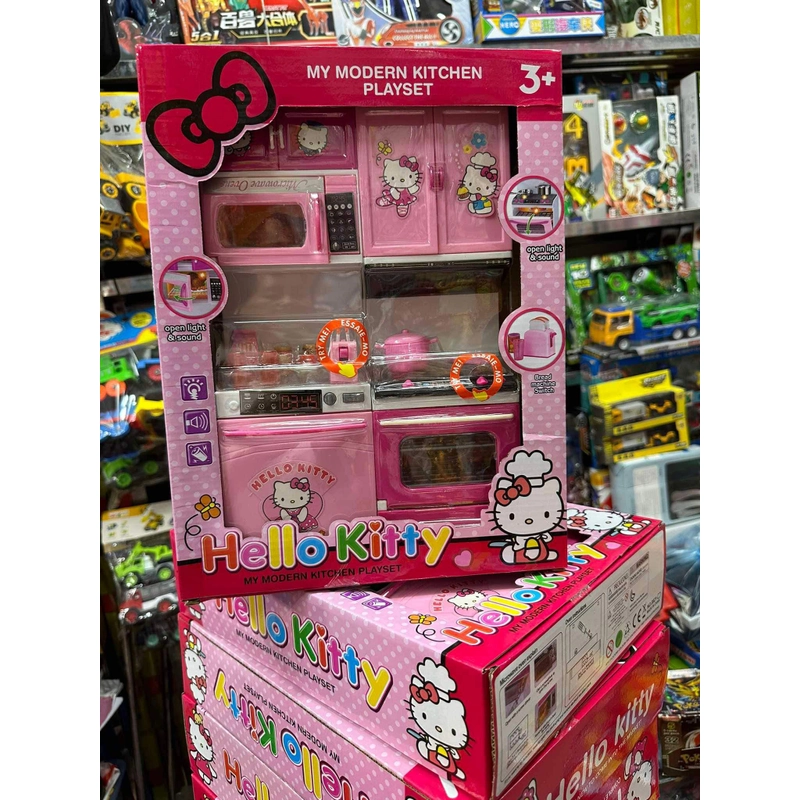 Đồ chơi nhà bếp Hello Kitty 8921 có đèn và âm thanh chọn ngẫu nhiên 301925