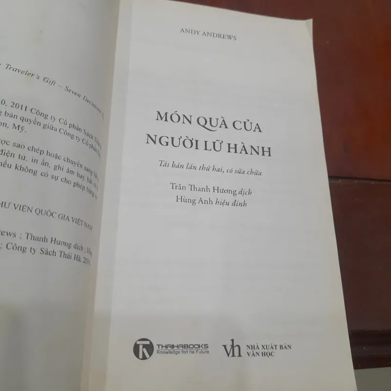 Andy Andrews - MÓN QUÀ CỦA NGƯỜI LỮ HÀNH 590789