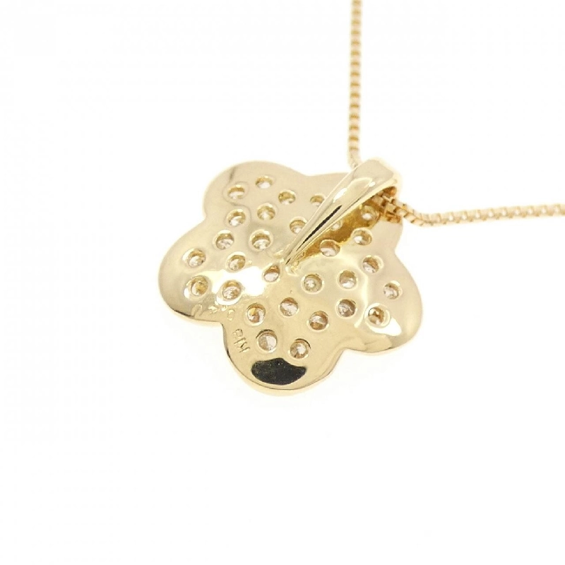 Dây chuyền kim cương hoa K18YG 0.20CT - Hàng hiệu Authentic 858638