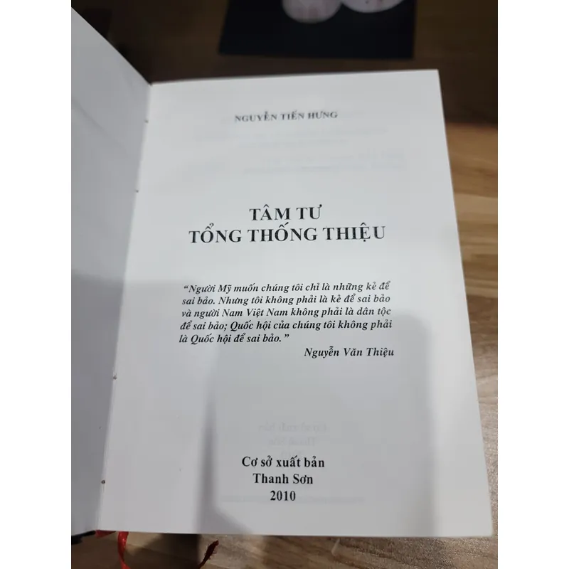 Tâm tư tổng thống Thiệu 674052