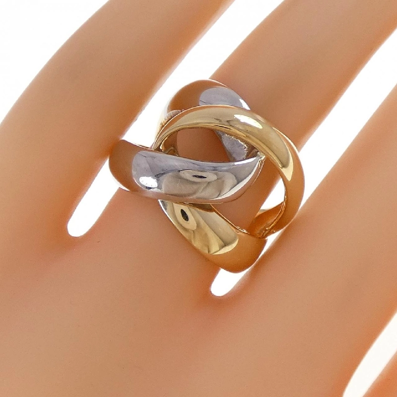 Nhẫn K18YG/PT900 - Hàng hiệu Authentic 851113