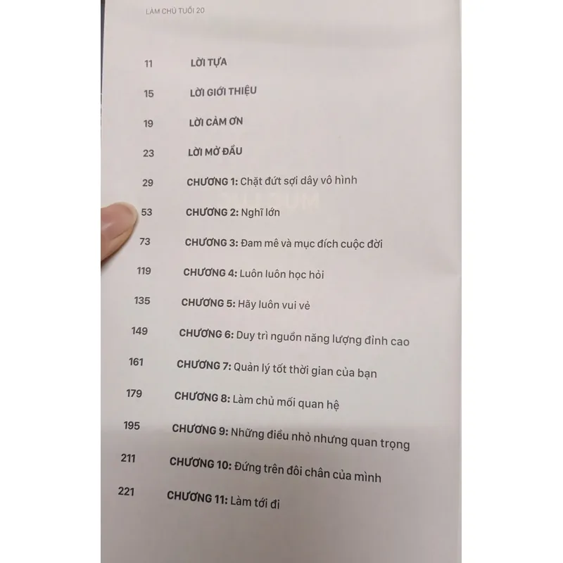 Làm chủ tuổi 20 - Dương Duy Bách - Sách cũ 640313
