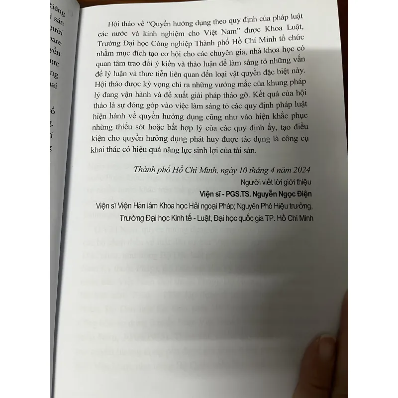 Quyền hưởng dụng - ts. Lê Minh Hùng [luật dân sự] 977515