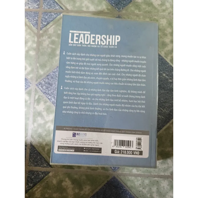 The book of leadership dẫn dắt bản thân, đội nhóm và tổ chức vươn xa - Anthony Gell 748823