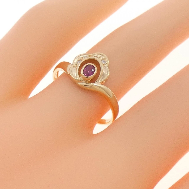 Nhẫn Ruby K18YG 0.10CT - Hàng hiệu Chính hãng 850120