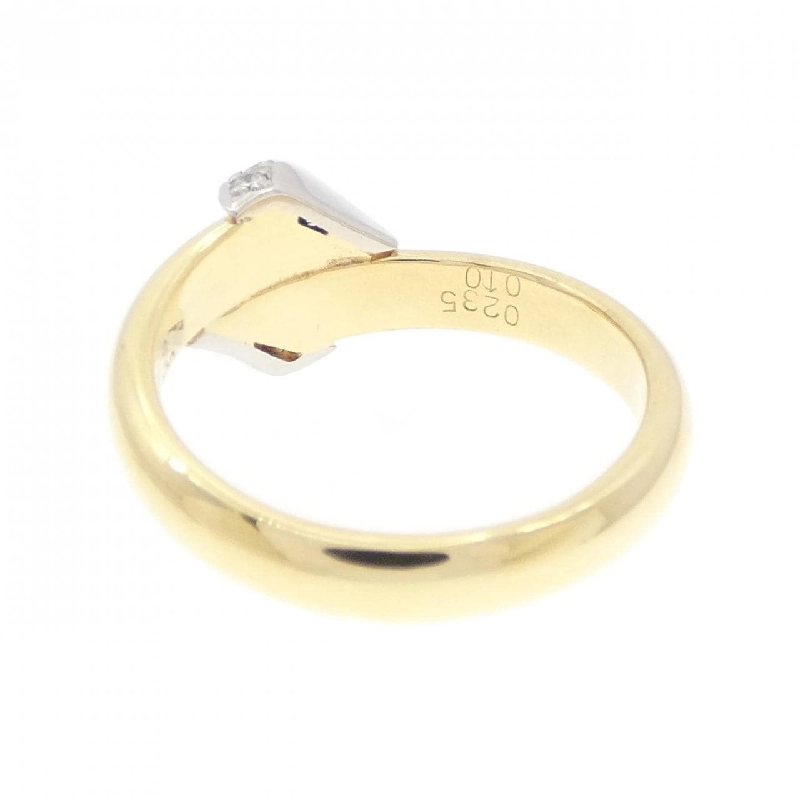 Nhẫn kim cương K18YG/PT900 0.235CT 671390