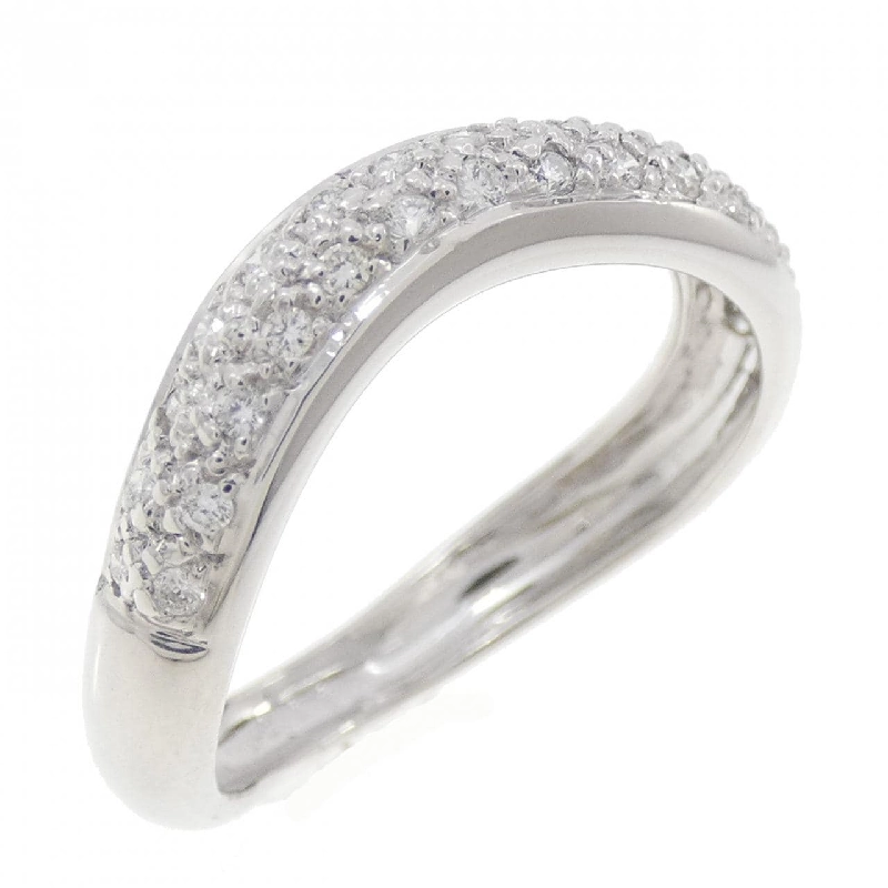 Nhẫn kim cương K18WG 0.22CT 665743