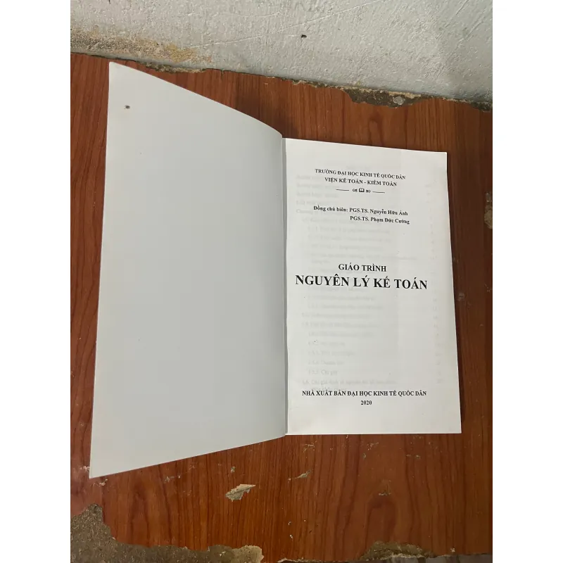 GIÁO TRÌNH NGUYÊN LÝ KẾ TOÁN- PGS.TS NGUYỄN HỮU ÁNH- PGS.TS. PHẠM ĐỨC CƯỜNG 730469